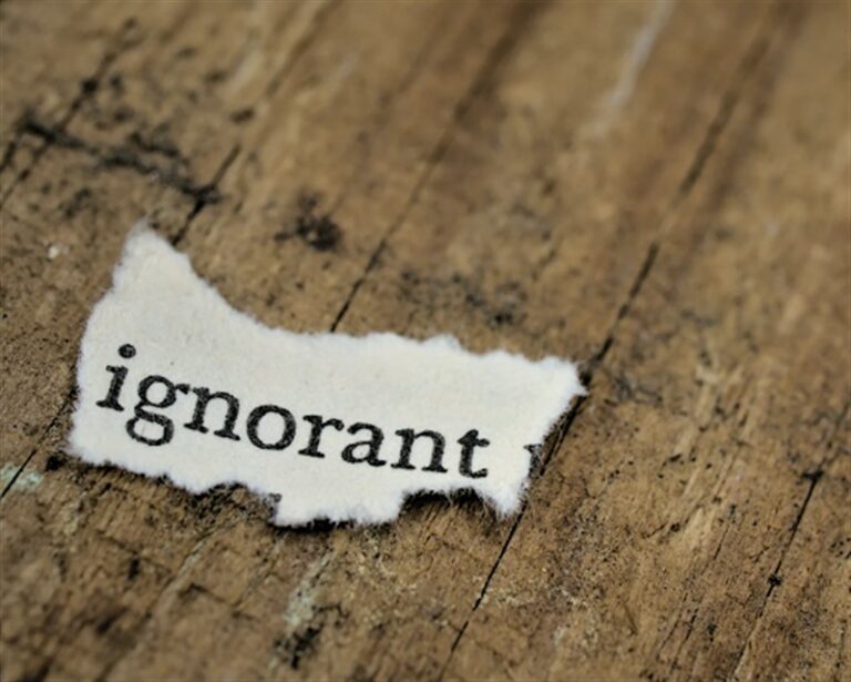 What Does Ignorance Represent